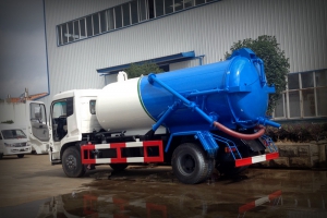 吸污車的污水吸入及排出操作方法