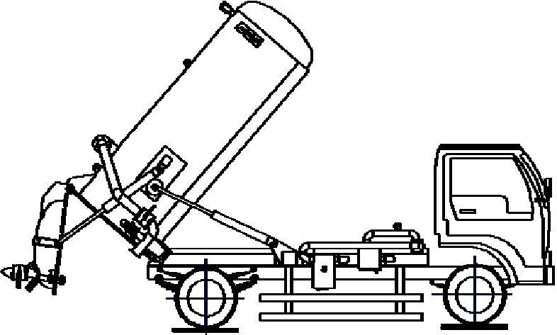 吸污車舉升罐體排污 吸污車舉升罐體排污