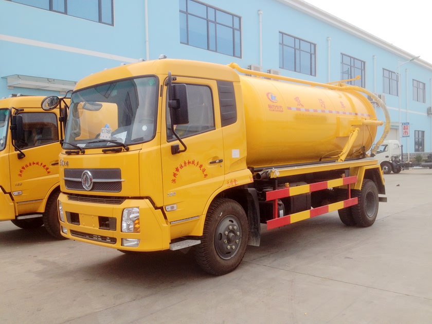東風(fēng)天錦大型真空吸污車圖片,CLW5161GXWD5型吸污車圖片,10噸吸污車圖片