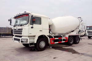 陜汽德龍后八輪水泥攪拌車圖片