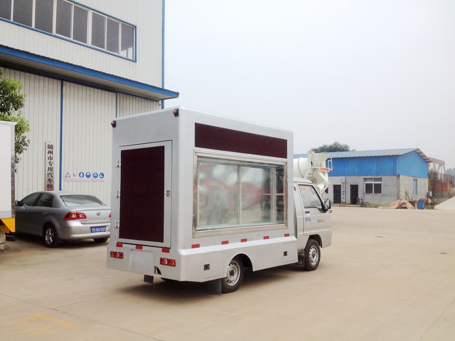 福田馭菱小型LED廣告車圖片,小型廣告宣傳車圖片