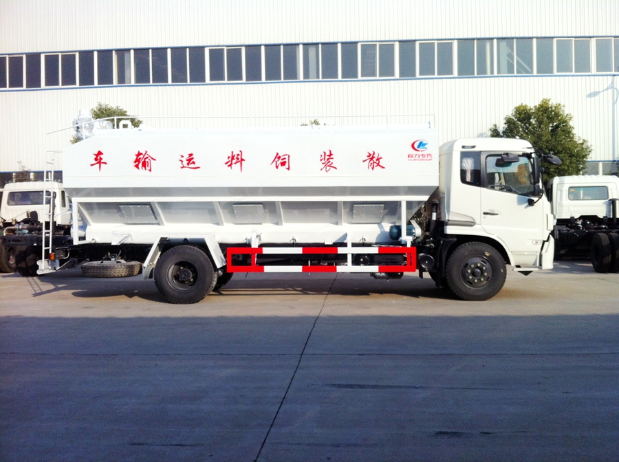 東風(fēng)天錦散裝飼料運(yùn)輸車圖片
