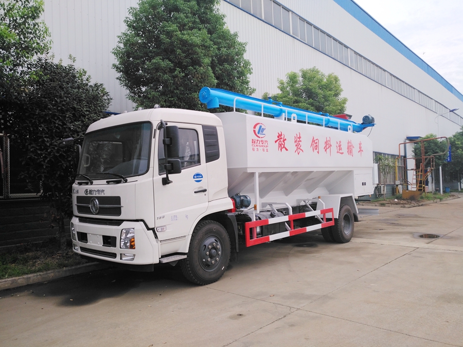 東風(fēng)天錦散裝飼料運(yùn)輸車圖片