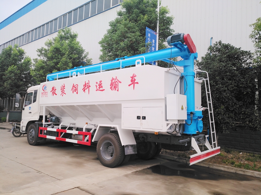 東風(fēng)天錦散裝飼料運(yùn)輸車圖片