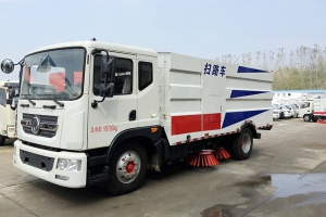 控塵灑水的道路清掃車工作原理分析