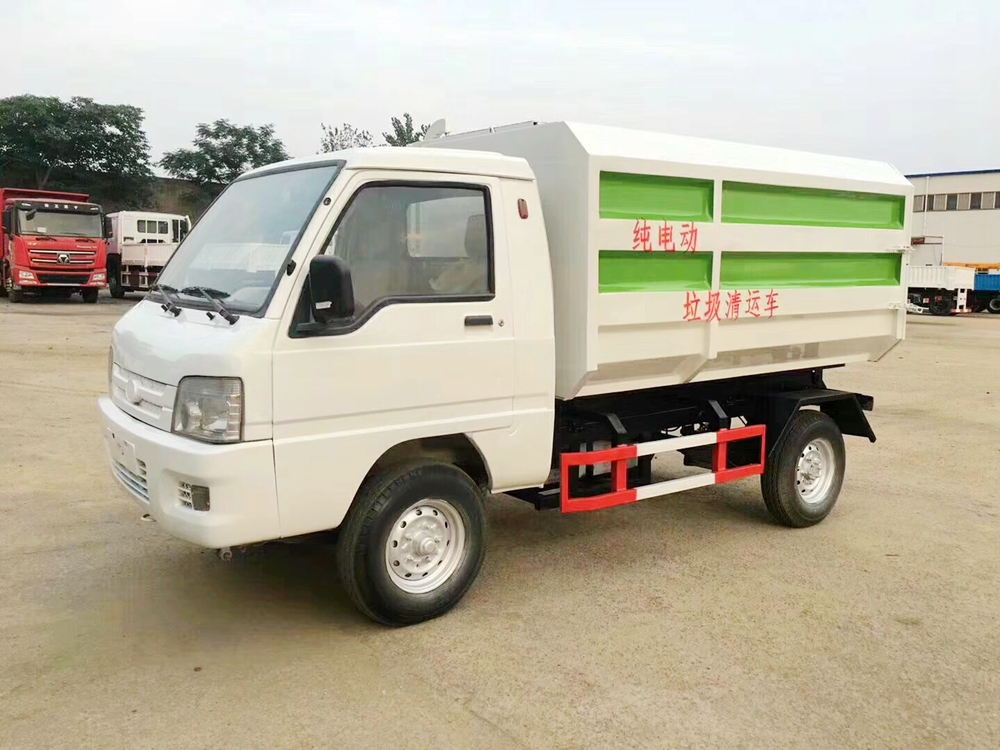 純電動(dòng)掛桶垃圾清運(yùn)車(chē),純電動(dòng)垃圾車(chē),新能源垃圾車(chē)