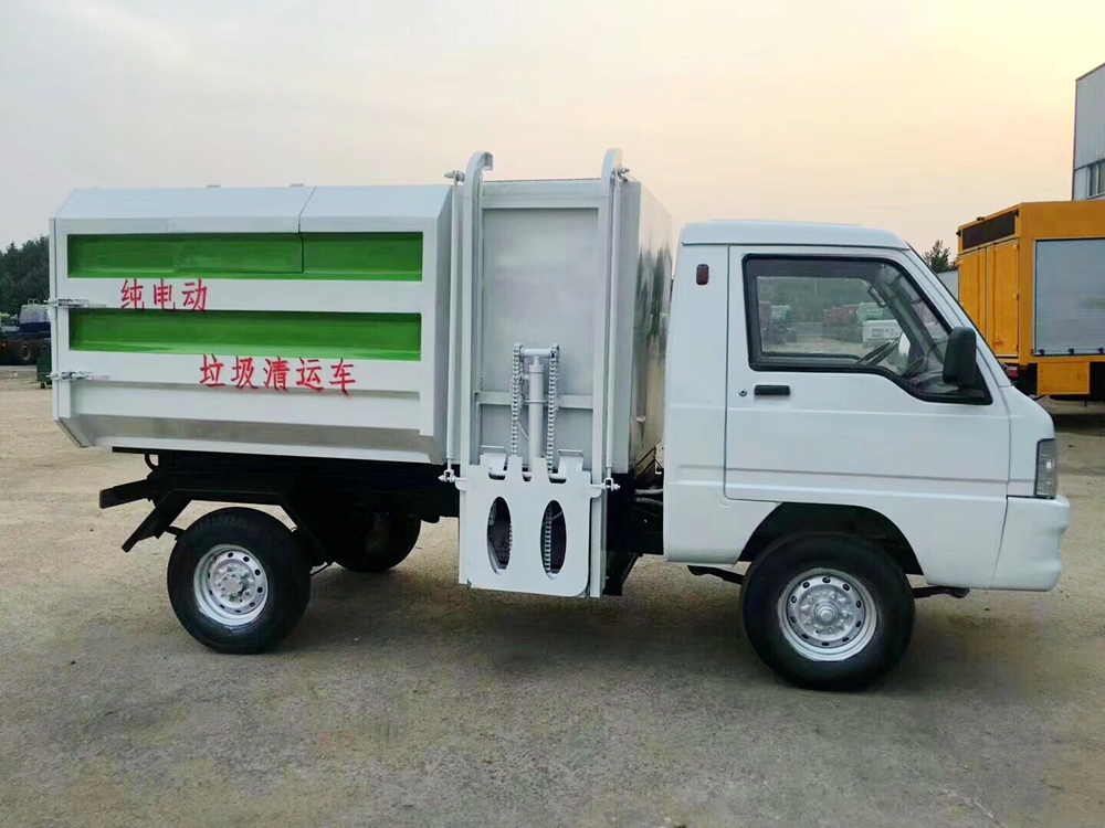 純電動(dòng)掛桶垃圾清運(yùn)車(chē),純電動(dòng)垃圾車(chē),新能源垃圾車(chē)