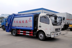 后裝式壓縮垃圾車部件組成及結(jié)構(gòu)細(xì)節(jié)圖