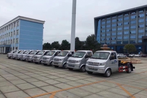 東風小康勾臂式垃圾車批量圖片