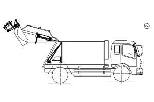 后裝壓縮垃圾車卸除垃圾操作使用三大步驟