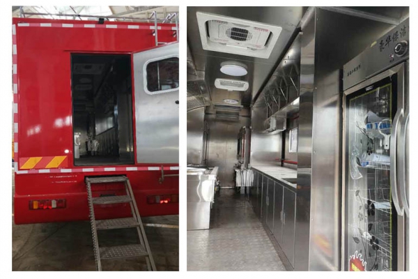 野外自行式炊事車CLW5160XZCZ5