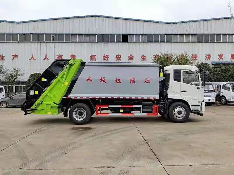 東風(fēng)天錦壓縮式垃圾車圖片