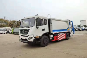 東風(fēng)天錦天然氣新能源壓縮式垃圾車圖片